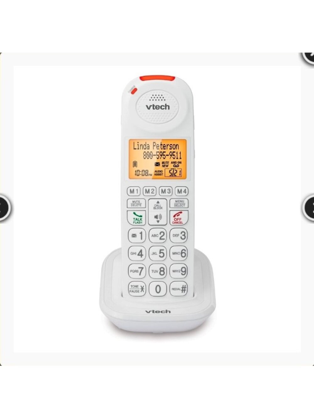 Amplified Big Button Accessory Handset for SN5127 or SN5147 Series Phones